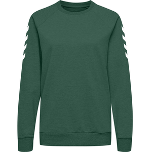Brushed Interior Fleece Women <b>Sweatshirt</b> Plain Crewneck Casual <b>Long</b> Sleeve Pullover Daily Loose Fit Comfortable Outerwear Top - Product Image 1