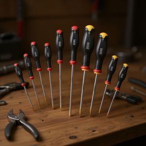 Juego de 10 Destornilladores USAG para Tornillos de Cabeza Plana y PHILLIPS, Herramienta de Alta Calidad para Uso Doméstico y Profesional - Product Image 3