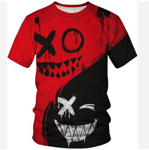 Camiseta de media manga de algodón con estampado de logotipo personalizado a precio de fábrica para hombre con cuello redondo gráfico de moda Love Trust - Product Image 3