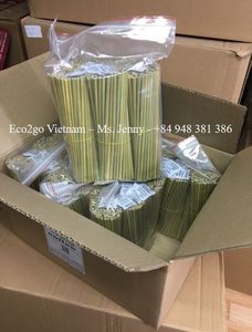 หลอดดูดหญ้าธรรมชาติคุณภาพสูงในเวียดนามกำหนดขนาดเองได้จากผู้ผลิต Eco2go เวียดนาม - Product Image 3