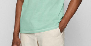 Polo cuadrado bordado personalizado de alta calidad para hombre Camiseta de manga larga de algodón pesado Patrón sólido Tela de punto corto - Product Image 4