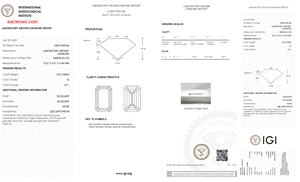 Bague pendentif pour homme en diamant émeraude de 1,53 carat, clarté VS1, cultivé en laboratoire, certifié IGI, pour anniversaire, mariage, fiançailles, SHRAMAN DIAMOND - Product Image 6