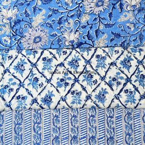 Tissu en coton imprimé à la main, 60x60, tissu de course, imprimé traditionnel de Jaipur, tissu en coton - Product Image 6