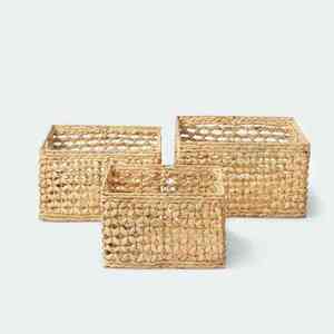 High Quality Best Choice Handwoven Water Hyacinth <b>Storage</b> <b>Basket</b> <b>for</b> <b>Bathroom</b> Home Decor Directly Made in Vietnam - Product Image 4