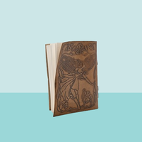 Carnet de notes en cuir fait main par le fabricant, couverture en pierre de vision du dragon, 100 feuilles, cadeau
