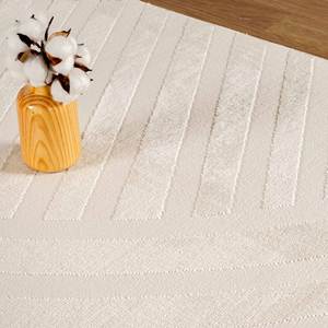 Alfombras Turcas Elegantes de Primera Calidad, Hechas a Máquina, 100% Polipropileno, Estilo Oriental, Diseño Floral, Acolchadas, Antideslizantes, Reversibles - Product Image 1