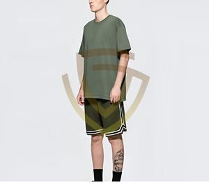 100% Cotton Eco-Friendly Gym Fitness <b>Fleece</b> <b>Shorts</b> Quick Dry Breathable Mid Training Sports Casual Solid Pattern <b>Fleece</b> <b>Shorts</b> - Product Image 3