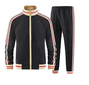 Conjuntos Deportivos para Hombre, Chaqueta Deportiva de Manga Larga con Cremallera Completa y Pantalones, Conjuntos de 2 Piezas - Product Image 4