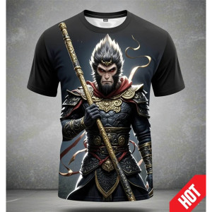 Camisetas estampadas Camiseta clásica de jarabe para la tos Camiseta de algodón 100% de alta calidad personalizable para hombres - Product Image 1