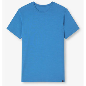 T-shirt bleu roi pour garçons, coupe classique, manches courtes, en jersey de coton tricolore - Product Image 3