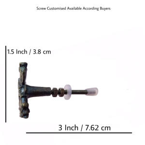 Laiton antique en fonte cheval animaux armoire boutons moderne poignée tirer pour armoire tiroir commode cuisine chambre salle de bain - Product Image 3