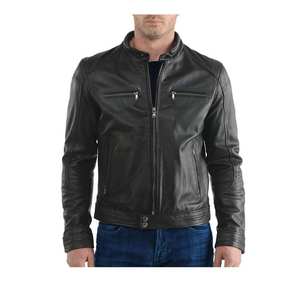 Hot Selling <b>Men</b> Clothing <b>Leather</b> <b>Jacket</b> New Fashion <b>Men</b> <b>Leather</b> <b>Jacket</b> Windproof <b>Leather</b> <b>Jackets</b> - Product Image 5