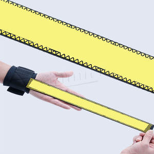 Sangles de poignet réglables pour la musculation, durables, antidérapantes, en silicone à pois, logo personnalisé, légères, support de poignet pour l'entraînement - Product Image 3