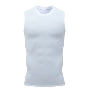 Hombres 100% Algodón Transpirable Absorbe La Humedad Cuello Redondo Slim Fit Stretch Undershirt Ligero Modal Cómodo Modal - Product Image 6