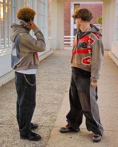 Mode personnalisée Survêtement Homme Broderie Boxy Lourd 100% Coton Chenille 500gsm Streetwear Pantalon de survêtement à capuche pour Homme - Product Image 5