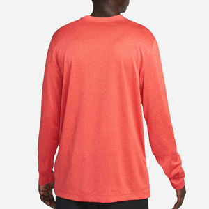 Camisetas de Manga Larga para Hombre TEXLERA 2026, Corte Regular, Color Sólido, 100% Algodón, Casuales, Transpirables, Otoño Invierno, Amarillo, Logotipo Personalizado - Product Image 2