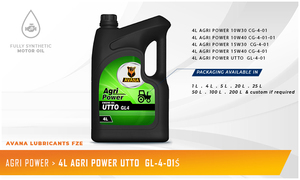 Aceite de motor sintético 4L Agri Power UTTO, aceite base lubricante para automóviles, SAE, excelente calidad de AE - Product Image 2