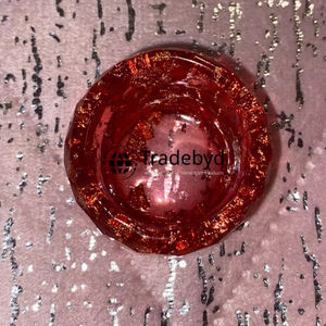 Bol en résine rustique fabriqué à la main pièce de décoration chaude pour les cuisines confortables et les vibes vintage Tradebyd - Product Image 1