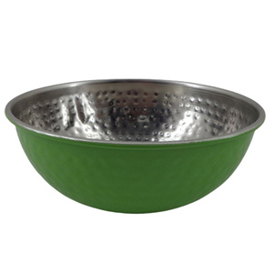 Modern Design Metal Round Serving Bowl <b>Set</b> of 2 Nickel <b>Grey</b> Color Soup Bowl for Dinnerware Bowl Handmade in Bulk - Product Image 4