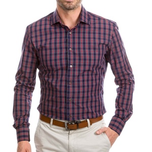 เสื้อเชิ้ตผู้ชายระบายอากาศได้ดีคุณภาพสูงคลาสสิกคุณภาพสูงสำหรับงานกิจกรรมทางการแบบสมาร์ทลำลองมีความซับซ้อน - Product Image 2