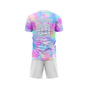 2026 ensemble d'uniformes de football entièrement personnalisés de haute qualité conception personnalisée Logo Jersey Shorts OEM avec service de football porter avec OEM - Product Image 3