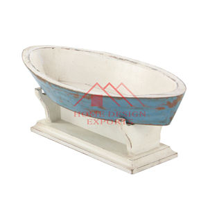 Sculpture de grand bateau à voile en bois pour la décoration intérieure intérieur moderne maison salon Sculpture abstraite décorative meilleur vendeur - Product Image 4