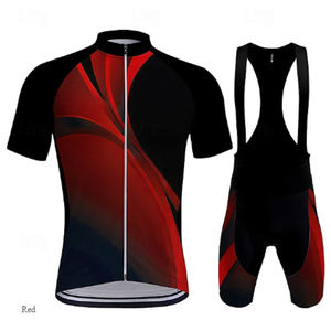 Uniforme de Ciclismo de manga corta de nuevo diseño personalizado 2025, camisetas de Ciclismo de carreras de verano, ropa de bicicleta de carretera transpirable de secado rápido para hombres - Product Image 1