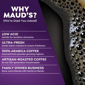 กาแฟแคปซูล Maud's Half Caff, 100 แคปซูล, กาแฟคั่วกลางในแคปซูลแบบเสิร์ฟเดี่ยว – กาแฟอาราบิก้า 100% - Product Image 3