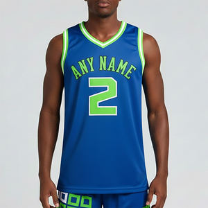 Camisetas de Baloncesto de Secado Rápido Hechas a Medida de Alta Calidad, Transpirables, Tallas Grandes, 100% Poliéster, Diseños de Moda Personalizados, Logotipo del Equipo - Product Image 1