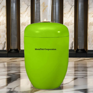 Urna Funeraria de Metal Verde, Estilo Europeo, Tamaño Grande, para Adultos, Recuerdo Conmemorativo, Cenizas, Ceremonia Funeraria, Recipiente Decorativo para Cenizas - Product Image 3