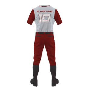 Nouvel ensemble uniforme de baseball personnalisé imprimé en couleurs vives 2026, fabriqué en tissu 100 % polyester respirant, prix raisonnable pour les équipes - Product Image 6