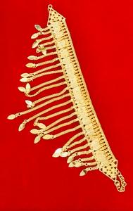 2024 Best Buy Moda africana de inspiración India 24K chapado en oro Vintage Comoras Mayotte-Conjunto de collar de cobre hecho a mano en EE. UU. - Product Image 5