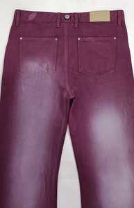 Jeans Anchos de Mezclilla para Mujer con Cintura Ajustable con Botones y Pierna Recta - Product Image 5