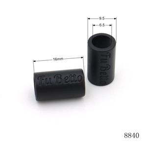 Yüksek kalite özel kazınmış isim 5mm Metal İpli kordon uç kapağı lüks stoper ile güçlü siyah halat için mont mayolar - Product Image 5