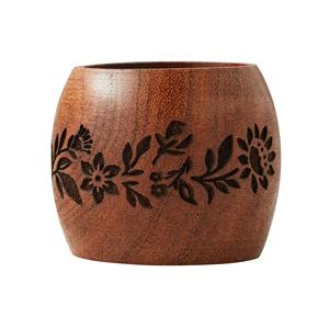 ห่วงใส่ผ้าเช็ดปากโลหะสีทองรูปทรงกลมขนาด4.1x3.2ซม. - Product Image 2