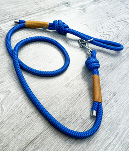 Cuerda de collar de perro colorida personalizada, correa de cuerda de algodón personalizada de 5 pies - Product Image 1