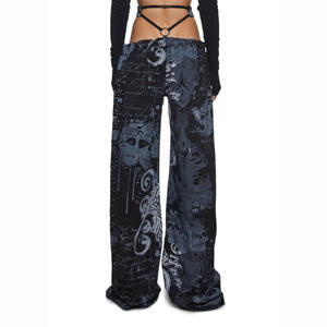 Pantalones Jogger Personalizados con Estampado, Cintura Media Doble, Pierna Recta, Casuales, Ligeros, de Alta Calidad, con Cierre de Cordón, Transpirables - Product Image 3