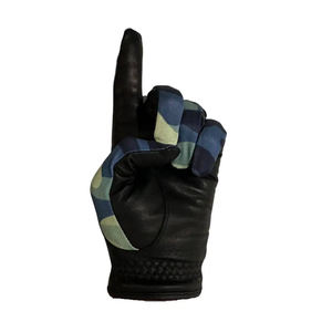 Logo personnalisé élevé coutures renforcées en peau de mouton cuir suédé évacuation de l'humidité gants de golf durables conception sublimée sports - Product Image 4