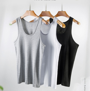 Camiseta sin mangas personalizada de algodón suave para entrenamiento, camiseta interior para hombre, camiseta sin mangas para gimnasio deportivo para culturismo para hombre - Product Image 6