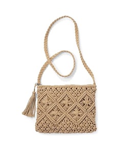 Bolso bohemio de macramé de algodón hecho a mano para mujer diseñado para amantes de la moda vintage y salidas casual chic - Product Image 4
