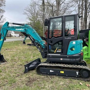 New Small Hydraulic Mini Excavator <b>Compact</b> Crawler Design High Maneuverability Briggs <b>Stratton</b> 40W Engine HAWE Hydraulics - Product Image 3
