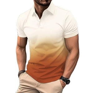 Polos de Golf de alta calidad, polos de manga corta, polos de hombre de talla grande personalizados con bloques de Color, transpirables - Product Image 6