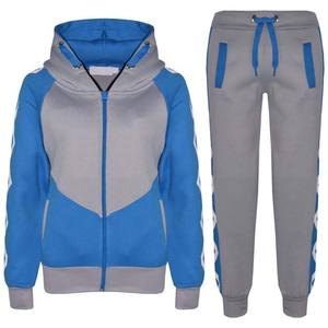 Sudadera con capucha unisex de algodón 100% de alta calidad para hombres, chándales en blanco de felpa francesa con logotipo personalizado y cremallera pesada, conjuntos de dos piezas - Product Image 1