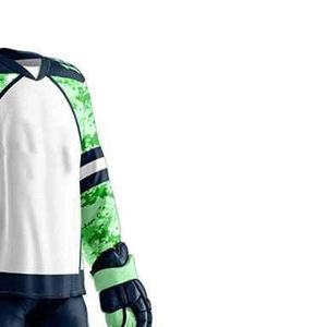 Uniforme de Hockey sobre Hielo Profesional para Adultos, Transpirable, con la Mejor Tela, Diseño Duradero con Impresión Digital, Manga Larga, para Prácticas de Equipo - Product Image 3