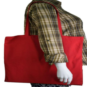 Sac fourre-tout en toile 100 % coton avec poignée longue, fermeture éclair, logo personnalisable, réutilisable pour le quotidien – Vente en gros - Product Image 6