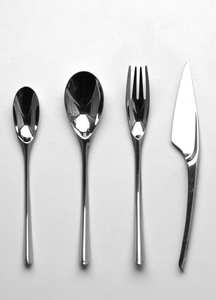 Wholesale Stainless Mirrored Steel Cutlery Set Silver Metal <b>Flatware</b> for Tea Coffee Dessert Includes Spoon and Fork From India - Product Image 6