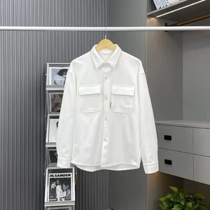 Veste d'hiver à carreaux en flanelle doublée de laine pour hommes avec bouton veste à capuche à manches longues pulls pour hommes manteau veste de style moto - Product Image 6