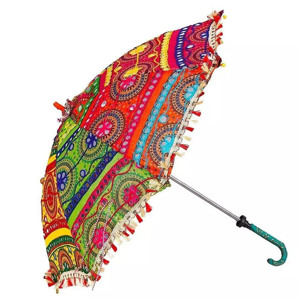 Parapluie manuel en métal à panneaux en dentelle, parapluie pliant en métal, parapluie de mariage à panneaux, parapluie manuel en métal pour la protection solaire UM20 - Product Image 3