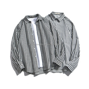 เสื้อเชิ้ตออกซ์ฟอร์ดลายทางสำหรับผู้ชายคุณภาพสูงแบบ OEM สั่งทำได้  ใส่ได้ในฤดูใบไม้ร่วง ระบายอากาศได้ดี เป็นมิตรกับสิ่งแวดล้อม มีไซส์ XS-9XL สไตล์ลำลองสมาร์ท - Product Image 5