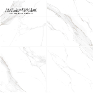 LUCCA WHITE ALPINE Elegance Carreaux de marbre numérique brillant 600x600mm Carreaux de mur et de sol pour application dans le modèle céramique Novac - Product Image 1